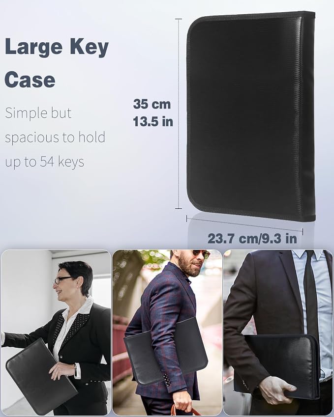 Uniclife Portable Zippered Key Case Waterproof and Fireproof Key Organizer - Image 6