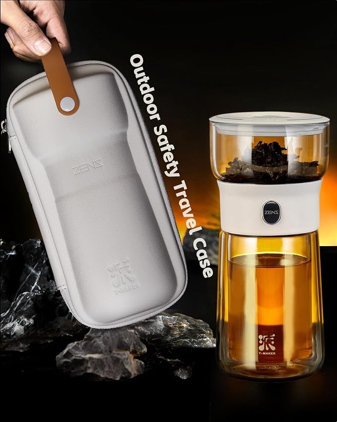 ZENS Modern Tea Pot, Glass Teapot - Image 8