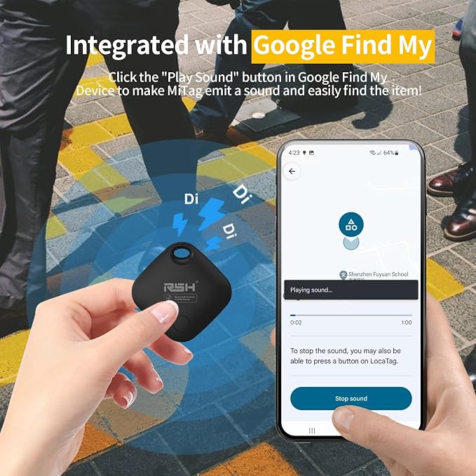 Air Tracker Tag for Android 4 Pack Luggage Tracker Tags Works - Image 3