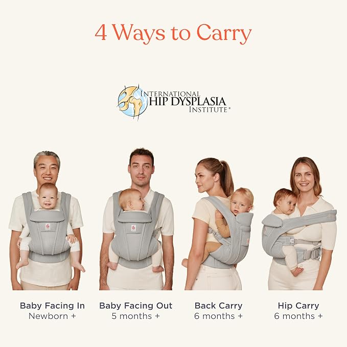 Ergobaby Omni Deluxe Baby Carrier Newborn to Toddler - Image 9