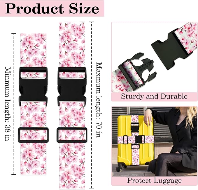 Luggage Straps for Suitcases TSA Approved, Luggage Identifiers for Suitcase - Image 2