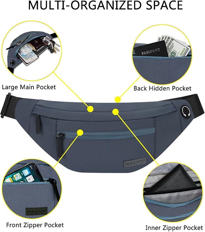 MAXTOP Large Crossbody Fanny Pack - Image 3