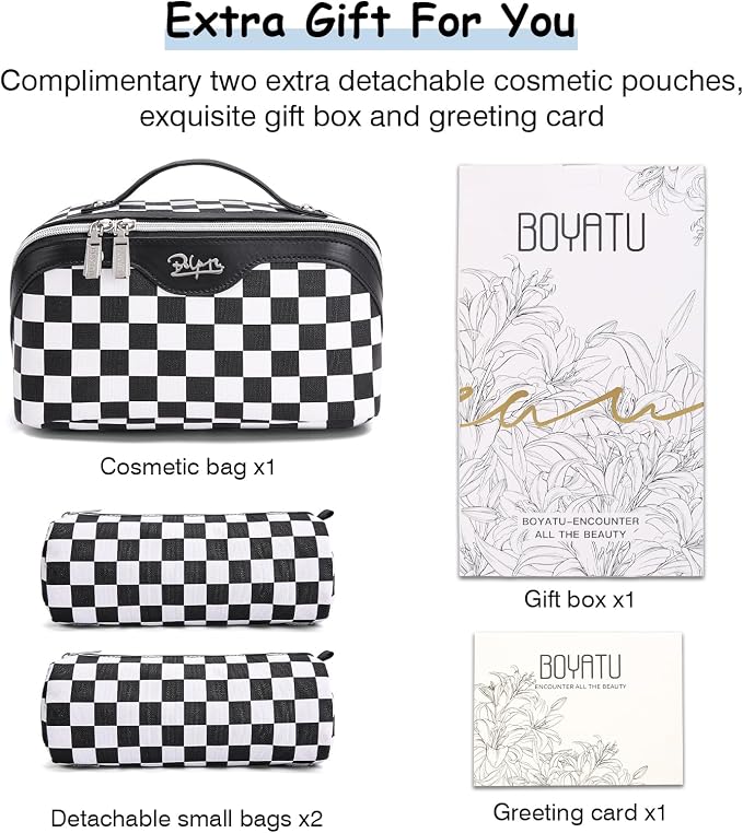 BOYATU Travel Makeup Bag Cosmetic Bags - Image 5