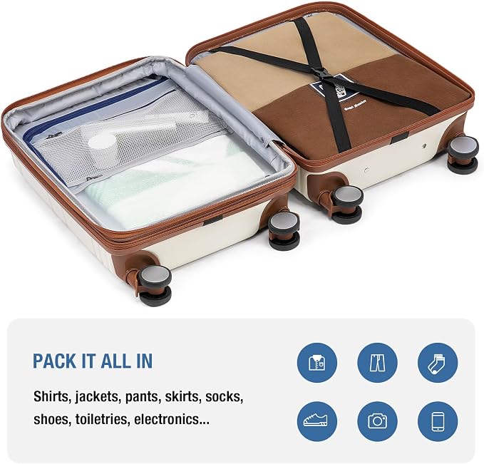 KYME Carry On Luggage 22x14x9 Airline Approved - Image 7