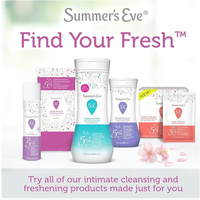 Summer's Eve Blissful Escape Feminine Wipes, Gentle pH-Balanced Formula Helps - Image 4