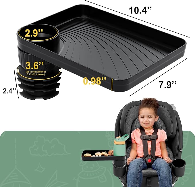 Upgraded Car Seat Tray for Kids Car Seat Tray - Image 3