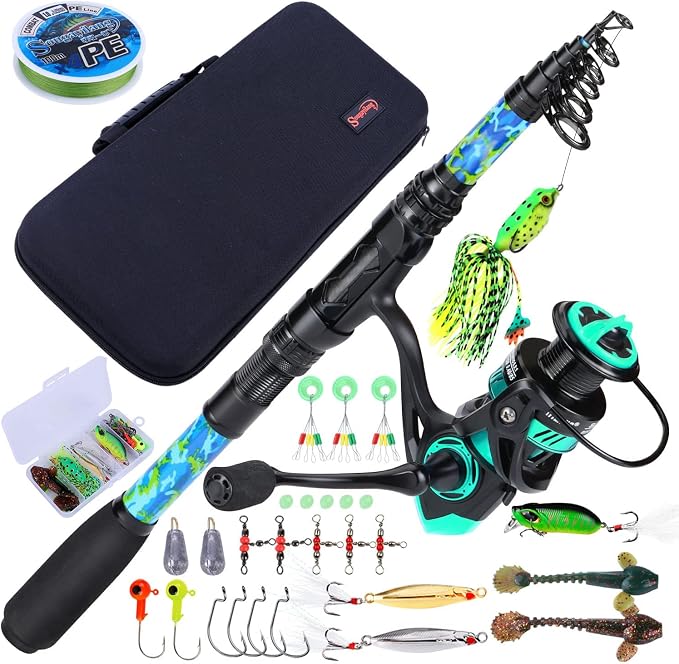 Sougayilang Fishing Rod and Reel Combos by Sougayilang