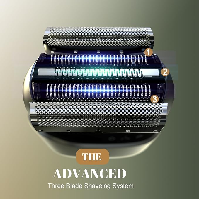 Electric Foil Shaver for Men: Portable Electric Razor for Beard/Face - Image 3