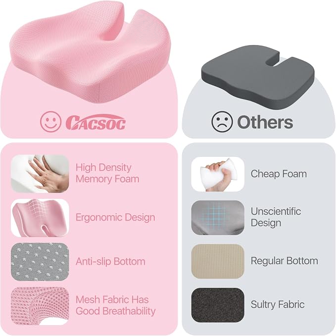 Seat Cushion, Extra Large Memory Foam Cushion - Image 6
