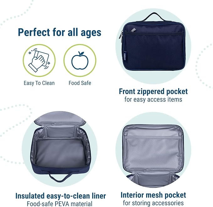 Wildkin Kids Insulated Lunch Box – Durable and Reusable - Image 4