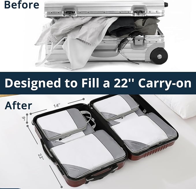6 Set Compression Packing Cubes - Image 6