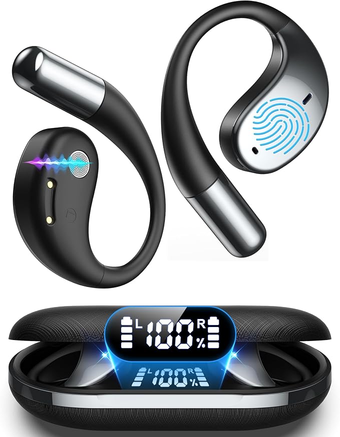 AI Translation Earbuds Real Time, 2025 Upgraded 144 Language Translator Earbuds by vegamile