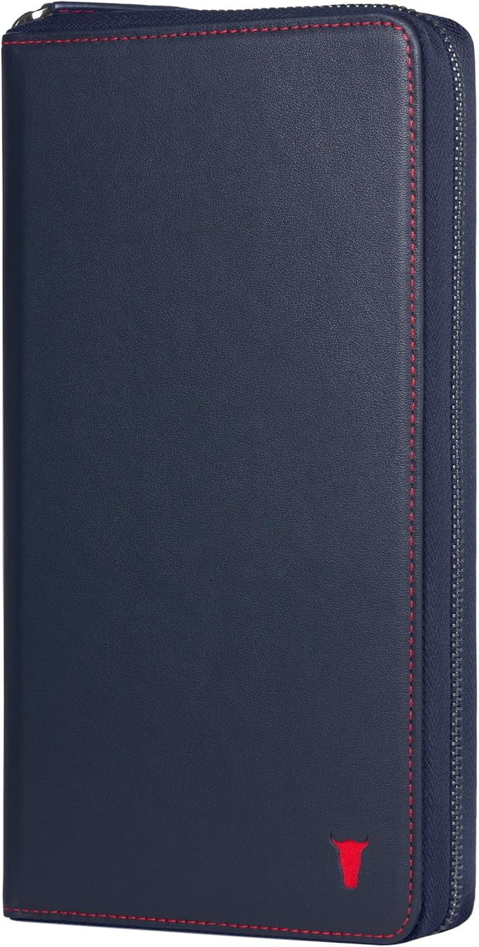 TORRO Premium Leather Family Travel Wallet, RFID Blocking Travel Organizer by TORRO