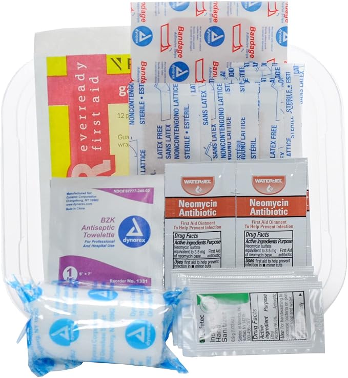 MFASCO Personal Cuts & Scrapes -First Aid Kit Disposable - Image 2