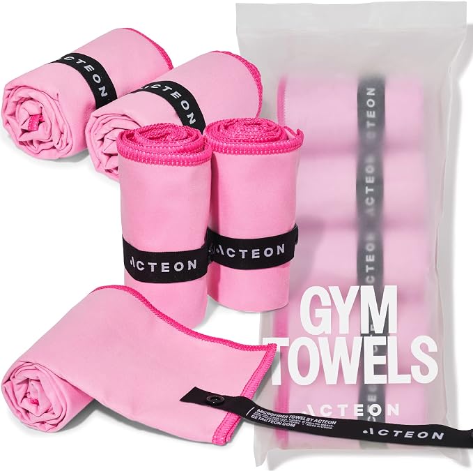 Acteon Microfiber Quick Dry Gym Towels, Womens Workout Accessories - Image 8