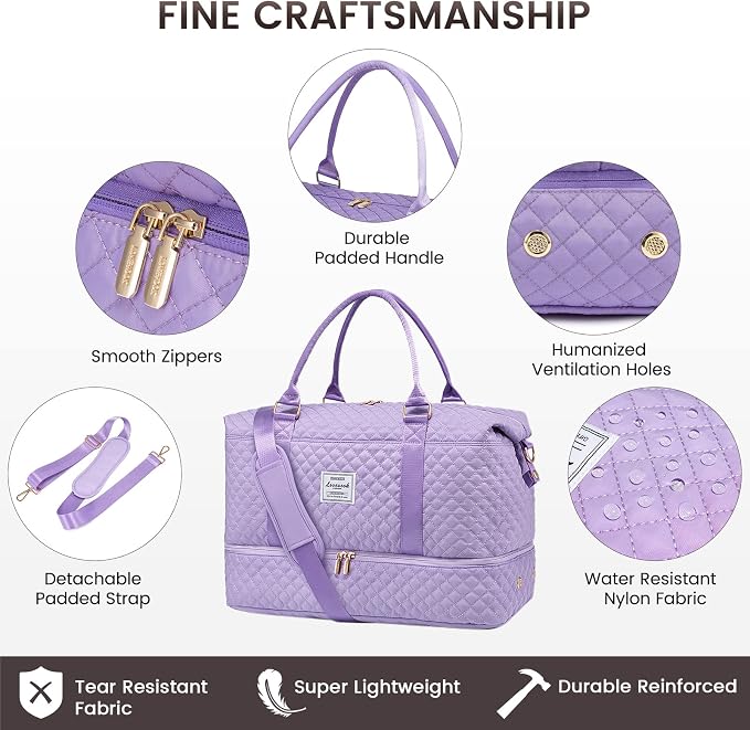 LOVEVOOK Travel Duffle Bag, Weekender Bags - Image 6