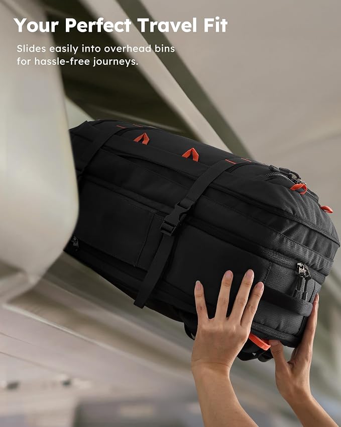 Tolaccea Travel Laptop Backpack, TSA Flight Approved Carry On Travel Duffel - Image 6