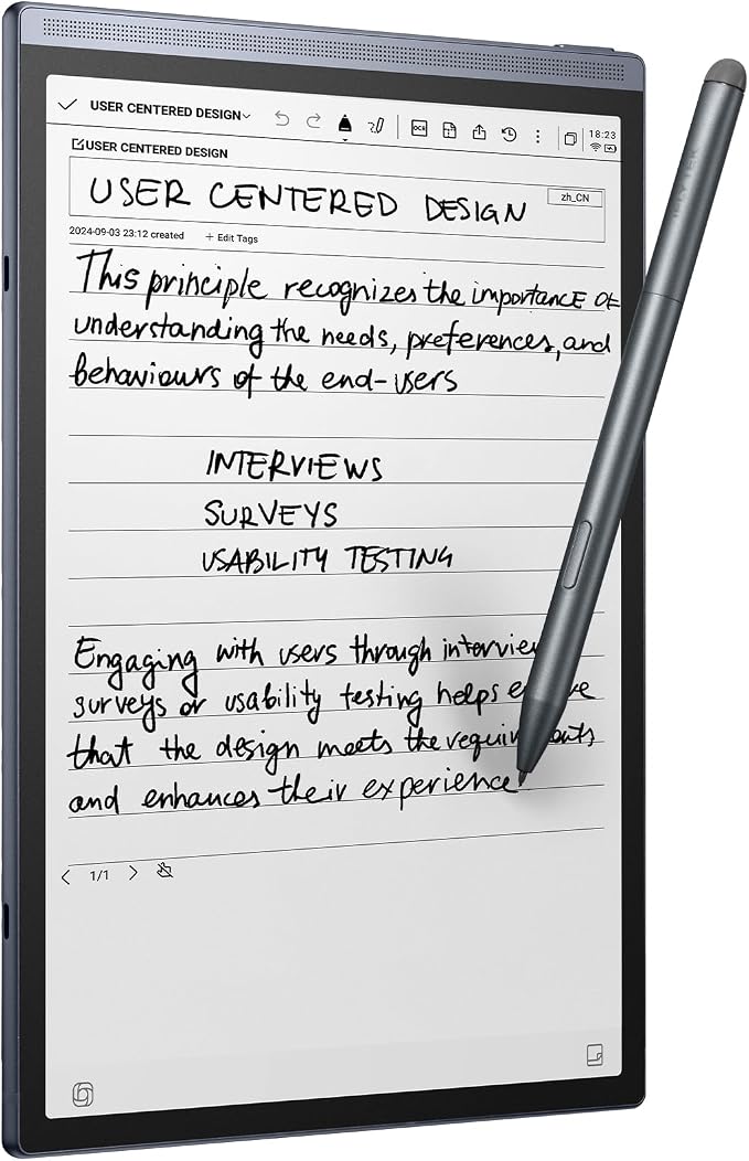 AINOTE Air 2, 8.2-inch AI Note-Taking Tablet E Ink Tablet by iFLYTEK