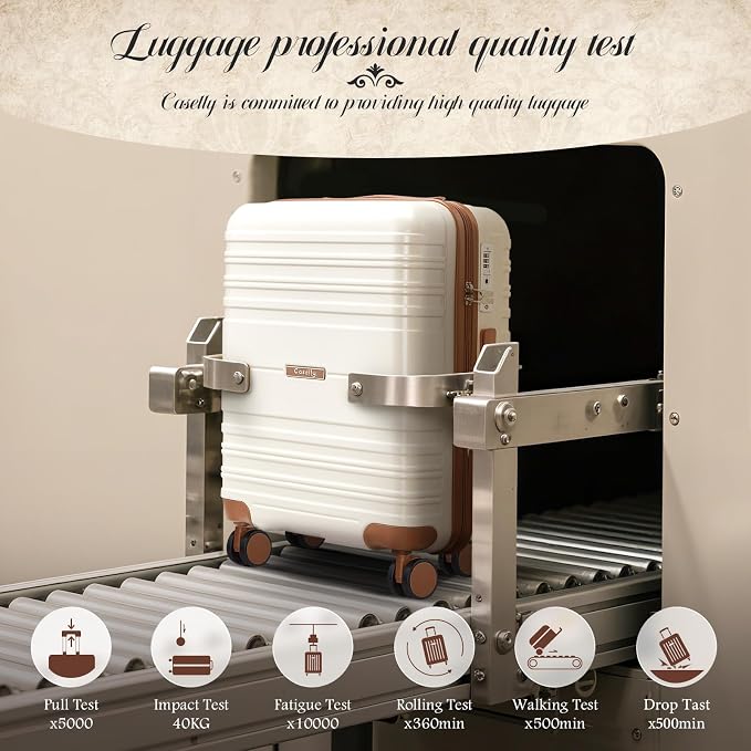 Luggage Sets with spinner wheels, PC+ABS Hard Shell Travel Luggage, Lightweight - Image 8