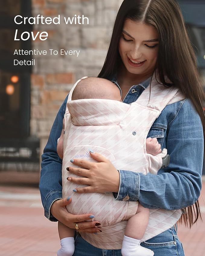 GROWNSY Baby Carrier Newborn to Toddler, Cozy Baby Wraps Carrier, Ergonomic - Image 6