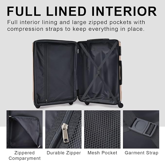 Merax Luggage Sets of 2 Suitcases - Image 8