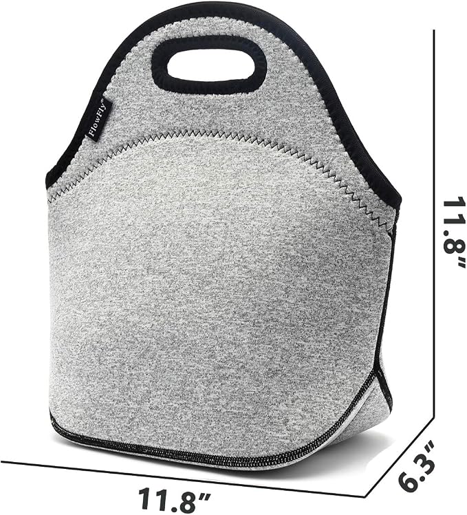 FlowFly Neoprene kids Lunch box Insulated Soft Bag Mini Cooler Thermal Meal - Image 3