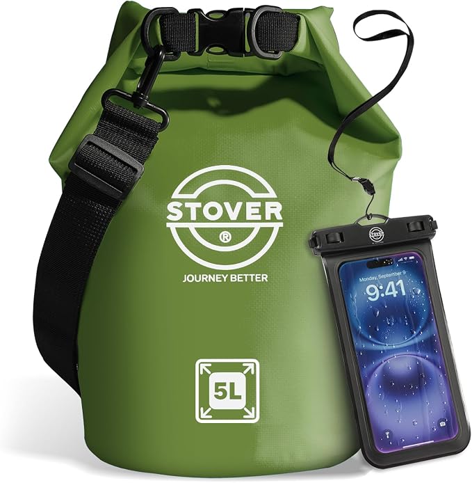 STOVER 5/10/25/30/40/55L Waterproof Backpack- Floating Dry Bag by STOVER