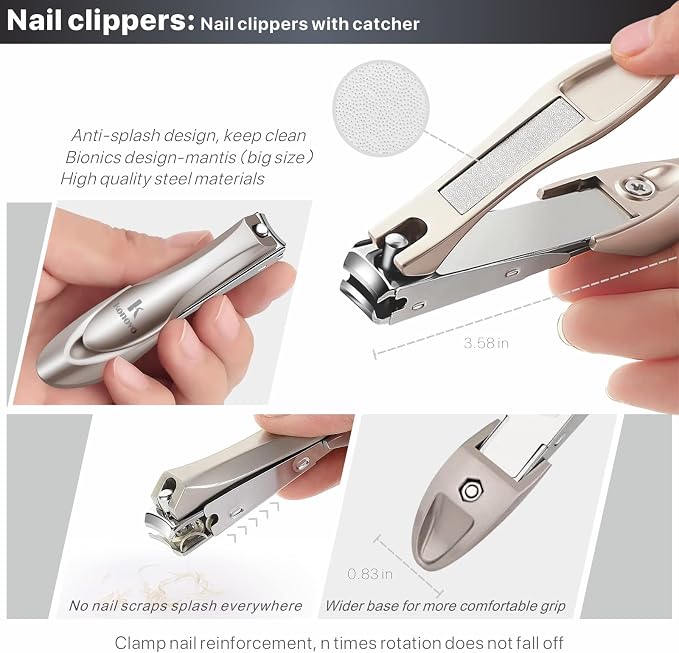 Toenail Clippers for Seniors Thick Toenails, Toe Nail Clippers Adult Thick - Image 4