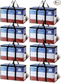 TAILI Extra Large Moving Bags, 8 Pack Clear Heavy Duty Totes by TAILI