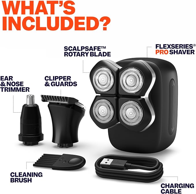 Freebird FlexSeries Pro Electric Head & Body Shaver - Image 3