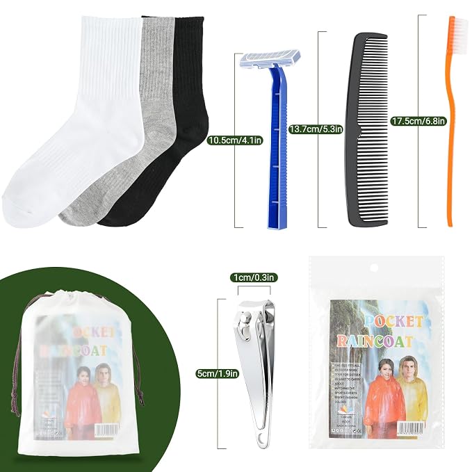84 Pcs Homeless Care Package Supplies Bulk Hygiene Kits - Image 3