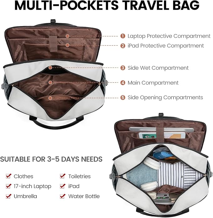 LOVEVOOK Weekender Travel Duffel - Image 3