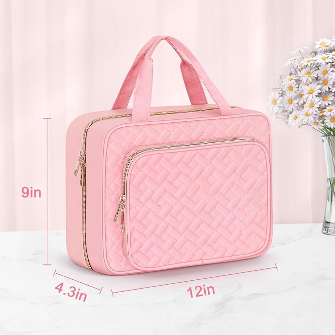 Wedama Toiletry Bag for Women, Large Cosmetic Travel Bag, Hanging Toiletry Bag - Image 6