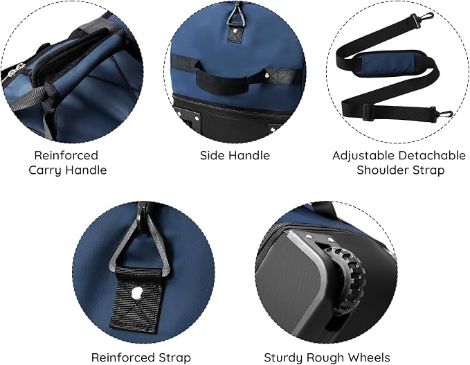 110L/140L Expandable Soft-Sided Foldable Duffle Bag - Image 6