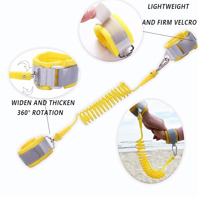 Toddlers Leash + Anti Lost Wrist Link Child Kids Safety Harness Kids Walking - Image 7