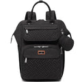 BabbleRoo Diaper Bag Backpack, Stroller Straps & Pacifier Case, Unisex Stylish by BabbleRoo