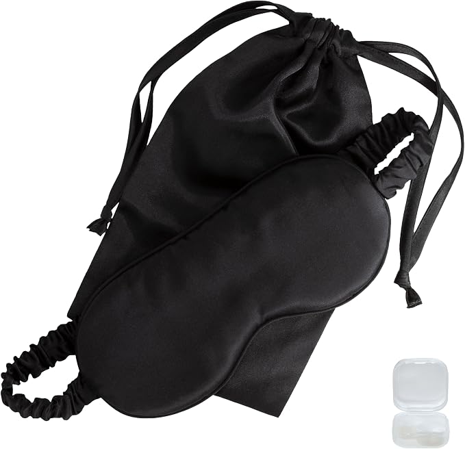 Mulberry Soft Silk Eye Mask for Sleeping by SataviNaturals