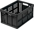 Clax® crate | folding box | basket | 48 qt | black by CLAX