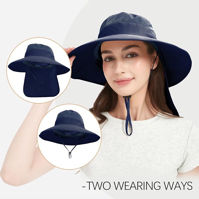 Fishing Hat Breathable Wide Brim Sun Hats - Image 4