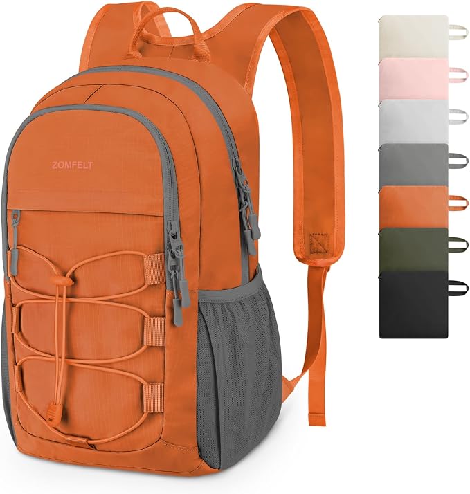 ZOMFELT Hiking Backpack for Women Men, 15L Lightweight Packable Backpacks for by ZOMFELT
