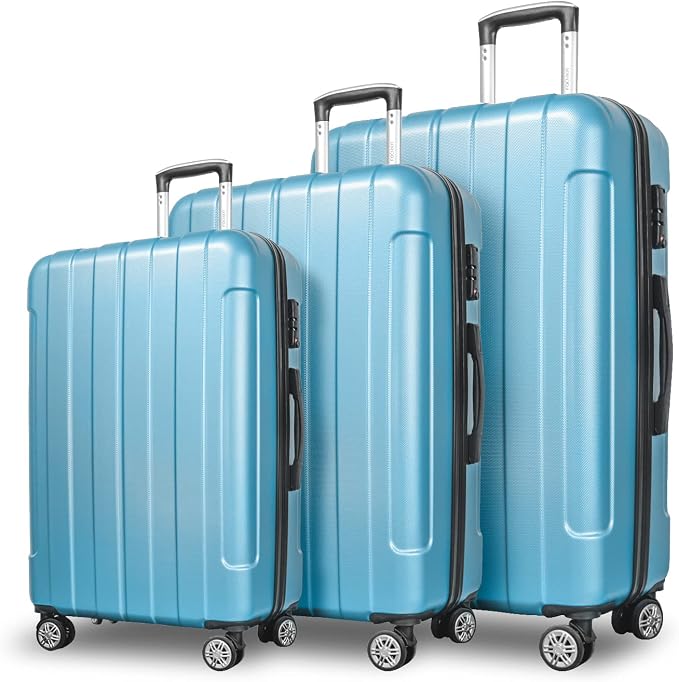 FOCHIER F Luggage Sets, Expandable 3 piece Hard Shell Luggage Set by FOCHIERF