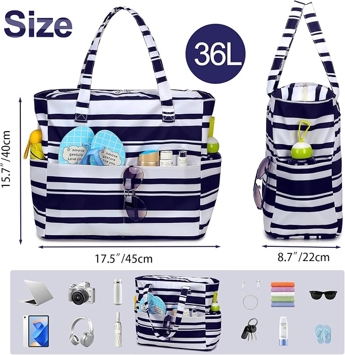 Waterproof Beach Tote Pool Bags - Image 3