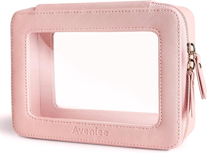 Aveniee Clear Makeup Bag Organizer, Travel Toiletry Bag by Aveniee