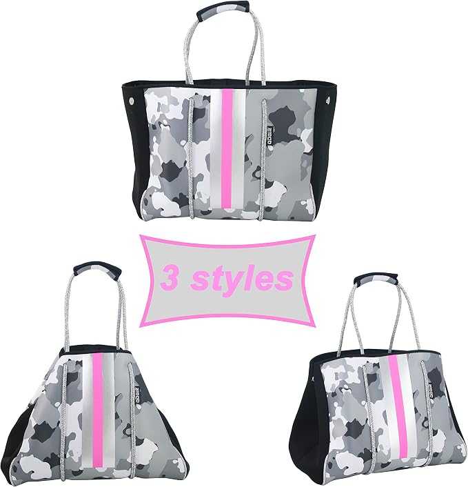 QOGiR Neoprene Multipurpose Beach Bag Tote - Image 6