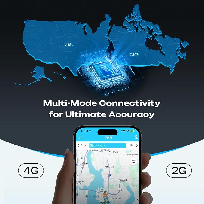 4G LTE GPS Tracker for Vehicles & Cars 90-Day Battery Life, Real-Time Tracking - Image 3