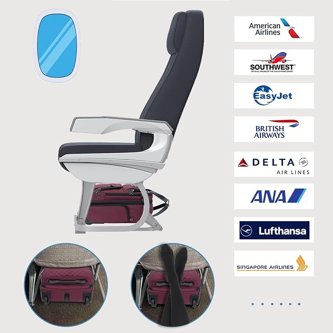 KROSER Carry On Underseat Multi-functional, 16-inch Underseater Lightweight - Image 2