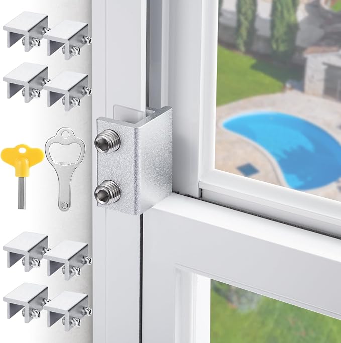Sliding Window Locks, for Horizontal Sliding Windows, Window Security Lock by CRODOER