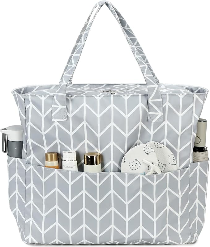 LEDAOU Beach Bag Waterproof Sandproof Women Tote Bag Pool Bag by LEDAOU