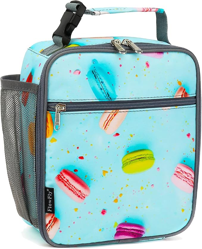 FlowFly Kids Lunch box Insulated Soft Bag Mini Cooler Back to School Thermal by FlowFly