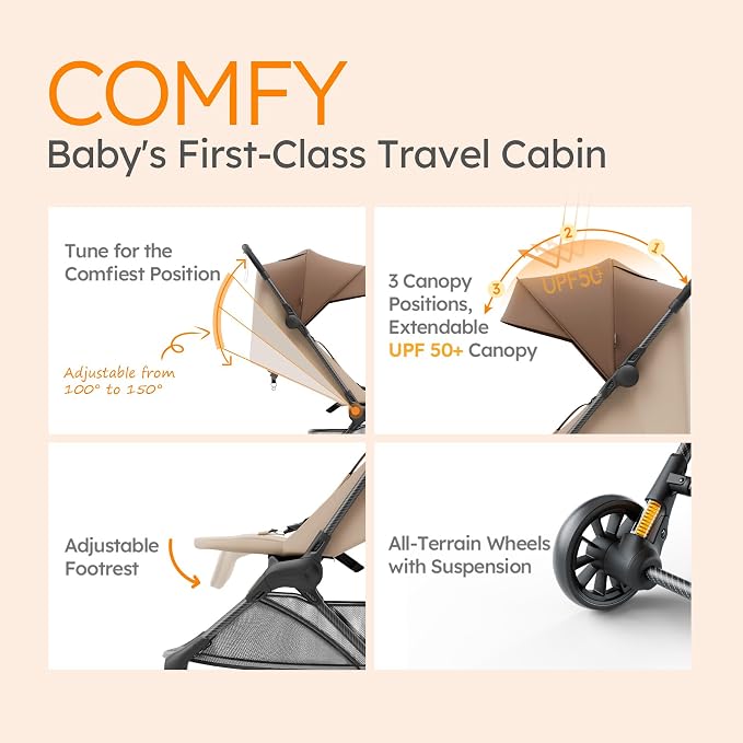 MAMAZING Ultra Air X Travel Stroller - Image 5
